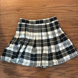 Love Tree Black and White Plaid Shirt